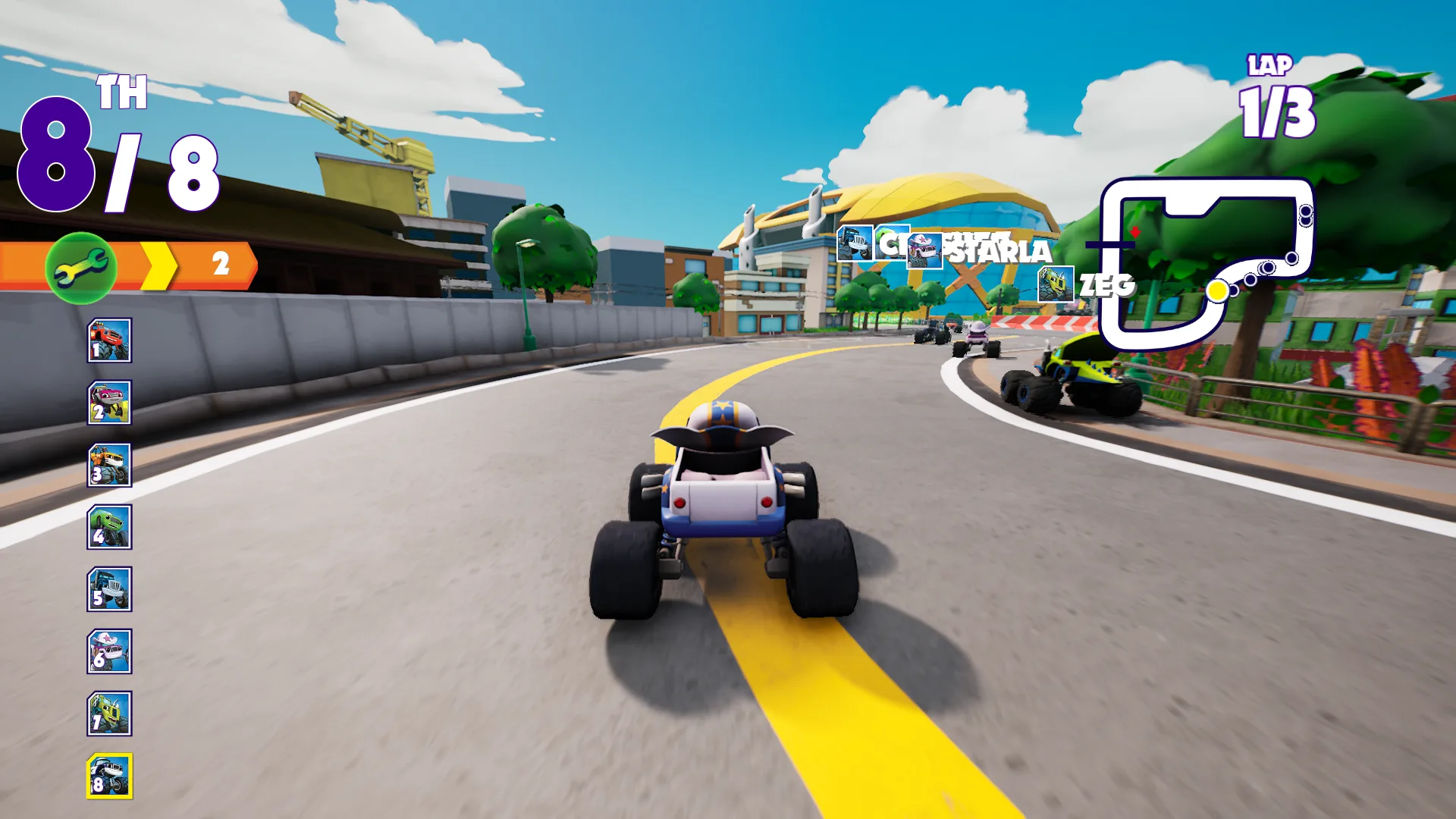 Blaze and the Monster Machines: Axle City Racers screen 3